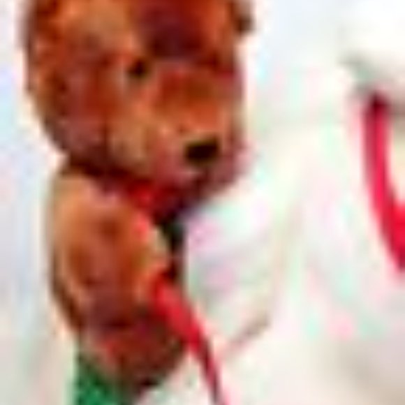 Dakin Christmas Rockers Rocking Horse and Teddy Bear Stuffed Animals 12" -1984 - Picture 3 of 12